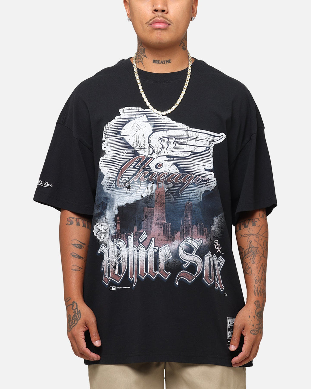Mitchell & Ness Chicago White Sox Soaring T-Shirt Black