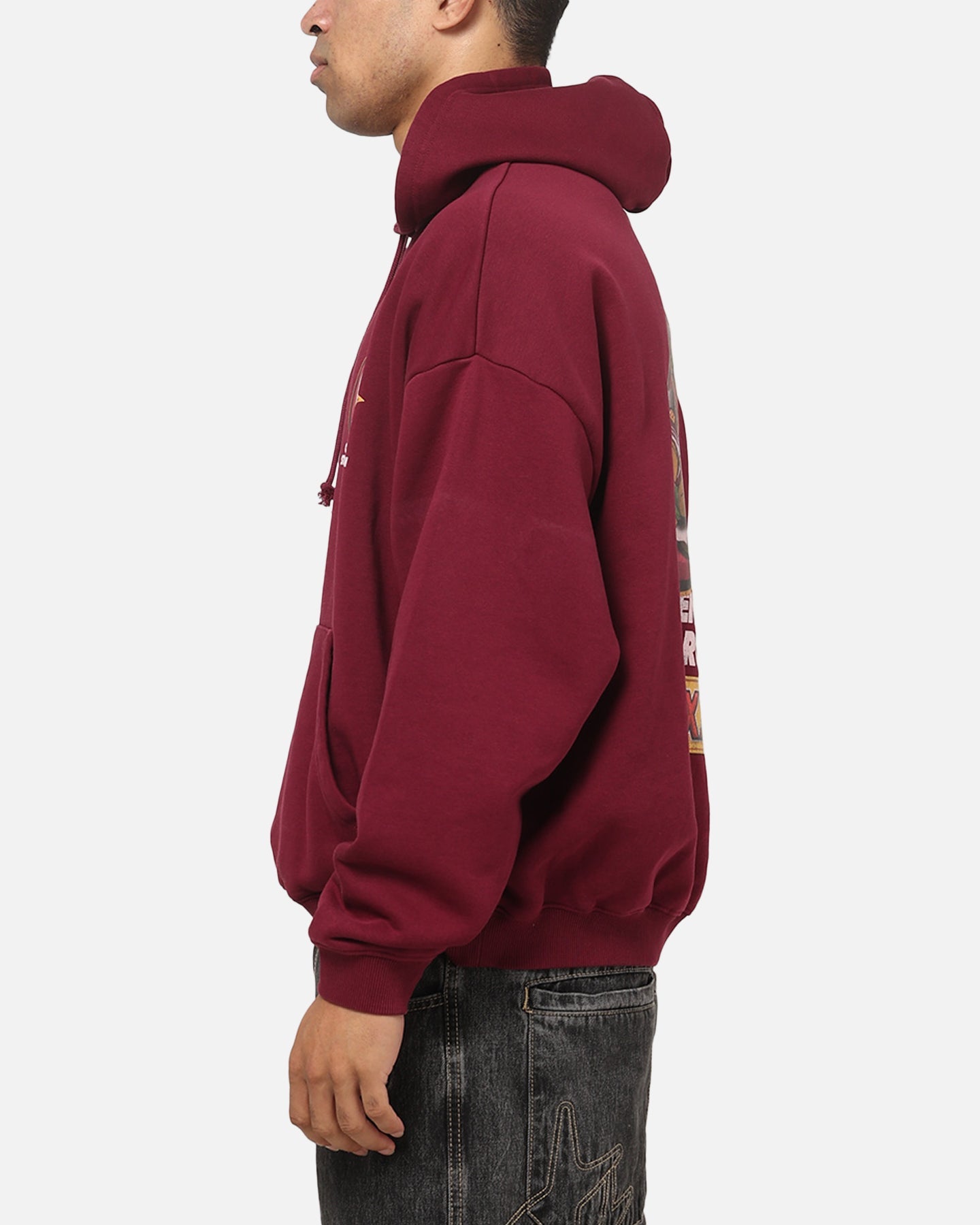 Mitchell & Ness Queensland Maroons XXXX Toad Box Hoodie Maroon