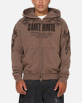 Saint Morta Baroque Zip Hoodie Pigment Washed