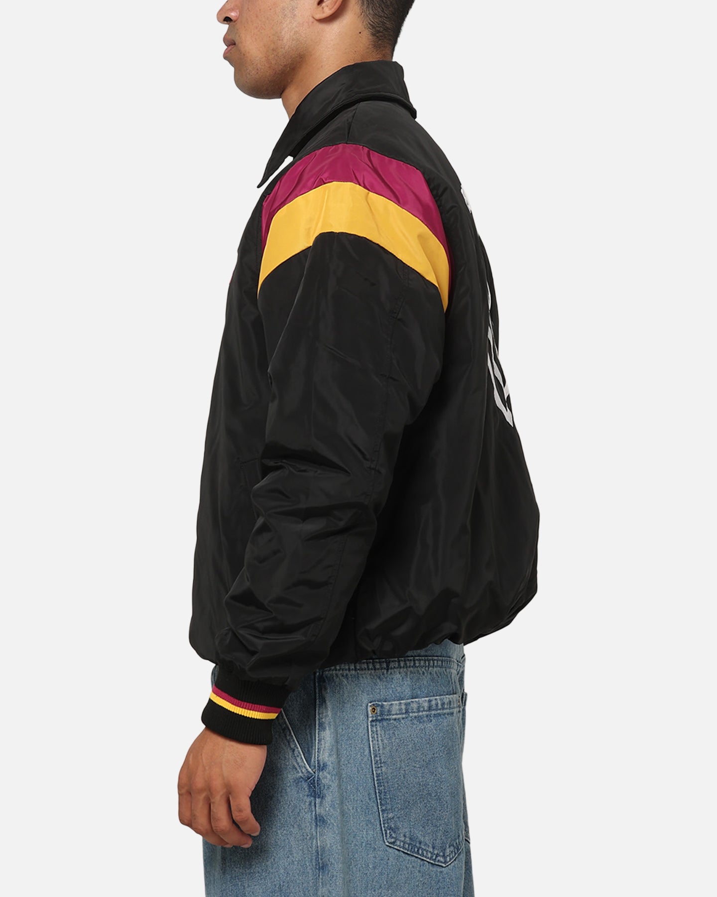 Bleacher Athletic Brisbane Broncos NRL Legacy Baseball Jacket Black