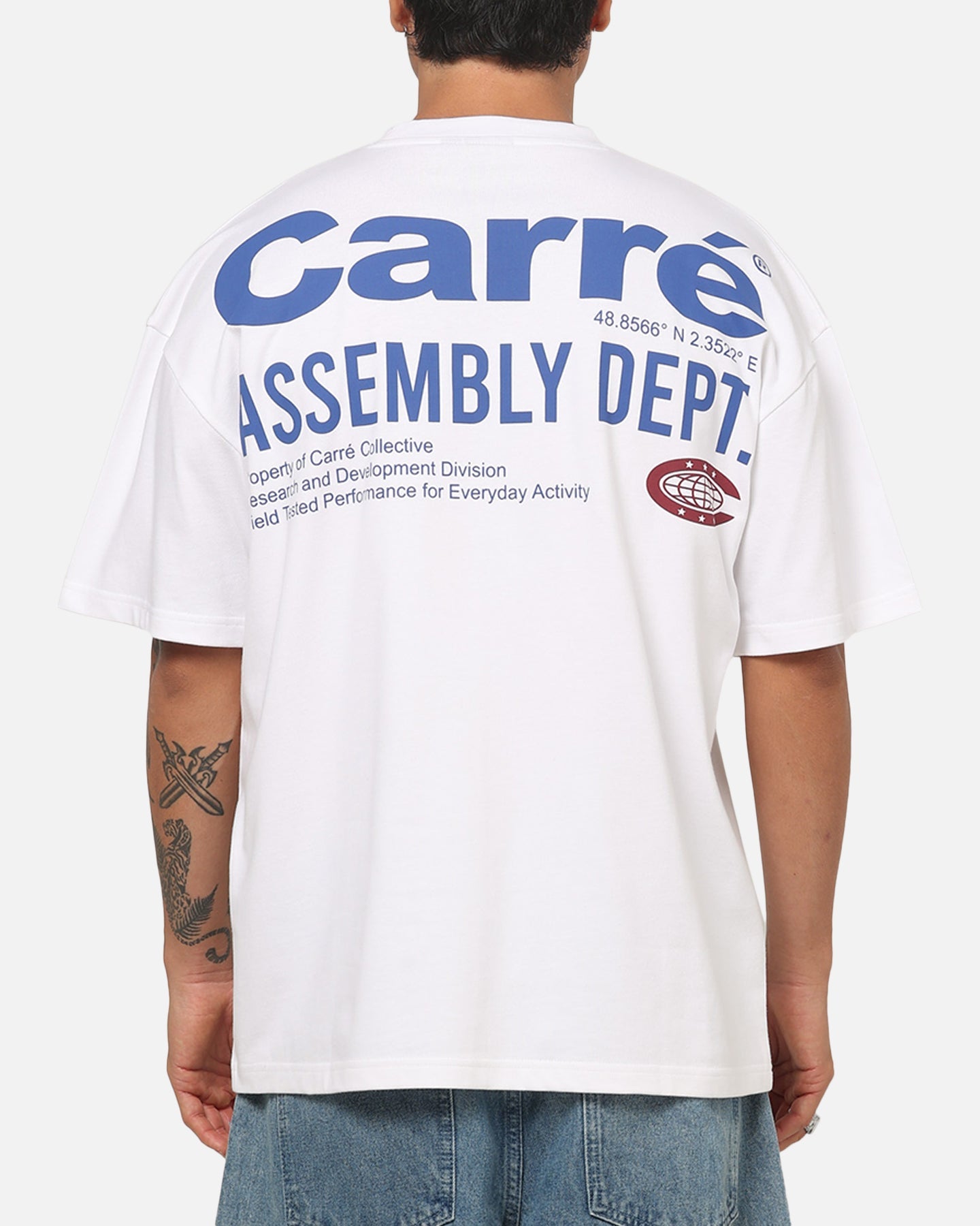Carre Assembly Department T-Shirt White
