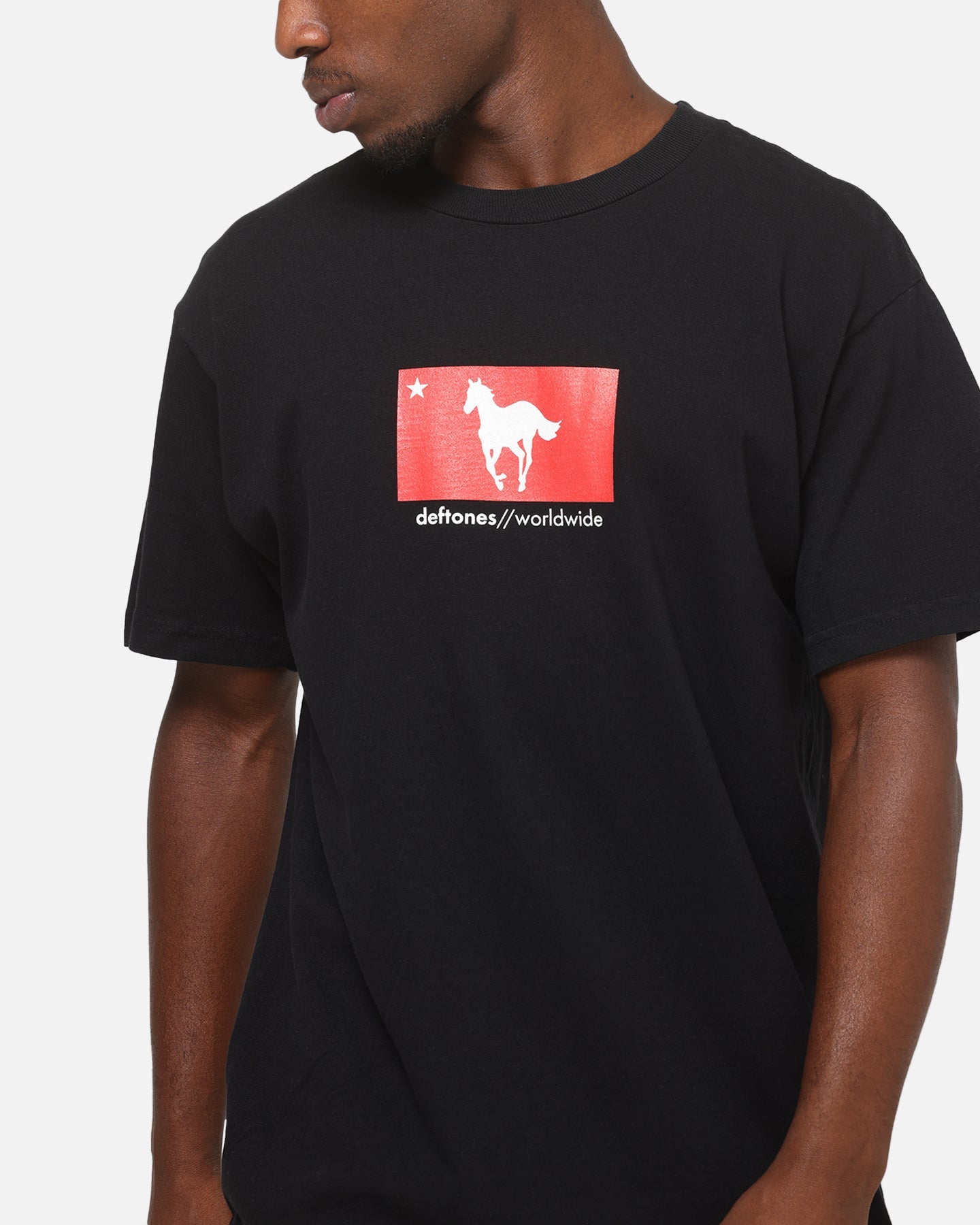 Deftones Worldwide Pony T-Shirt True Black