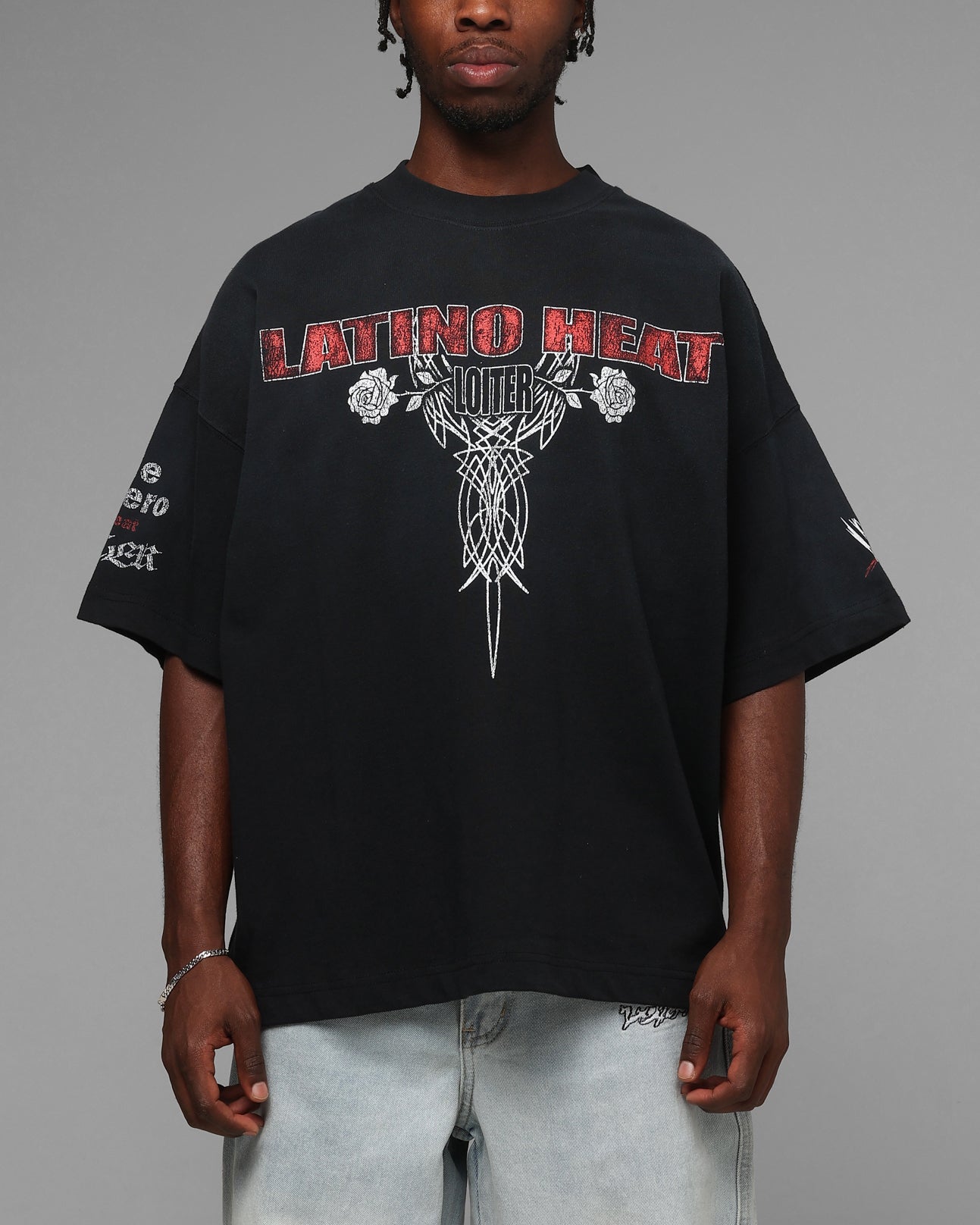 Loiter X WWE Eddie Guerrero Vintage T-Shirt Black