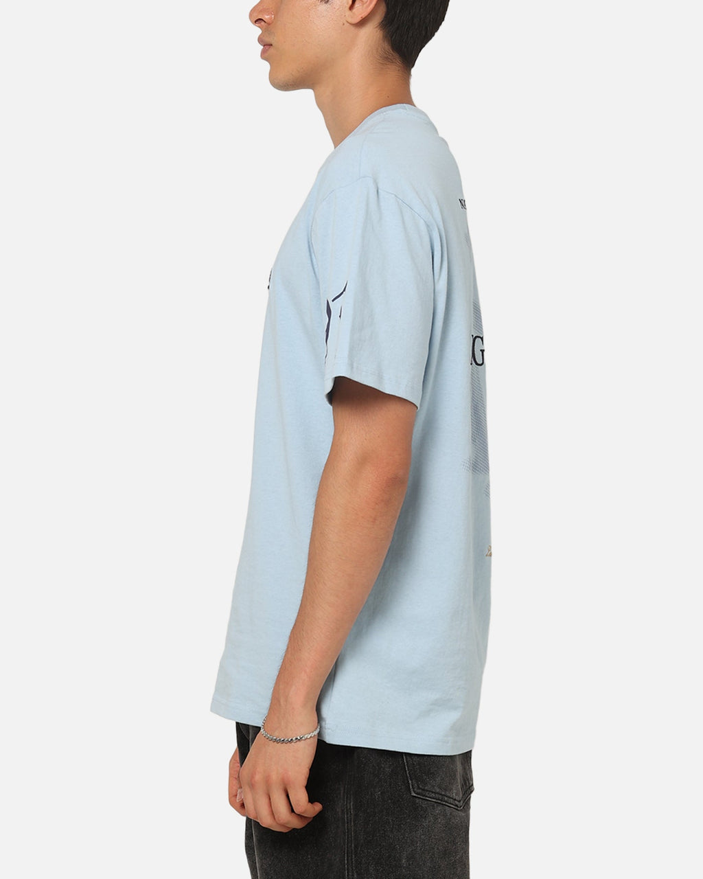 Majestic Athletic Argentina Halftone Crest T-Shirt Argentina Blue