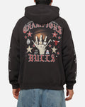 Mitchell & Ness Chicago Bulls Blackletter Champs Box Hoodie Washed Black