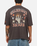 Mitchell & Ness New York Knicks Blackletter Champs Box T-Shirt Slate