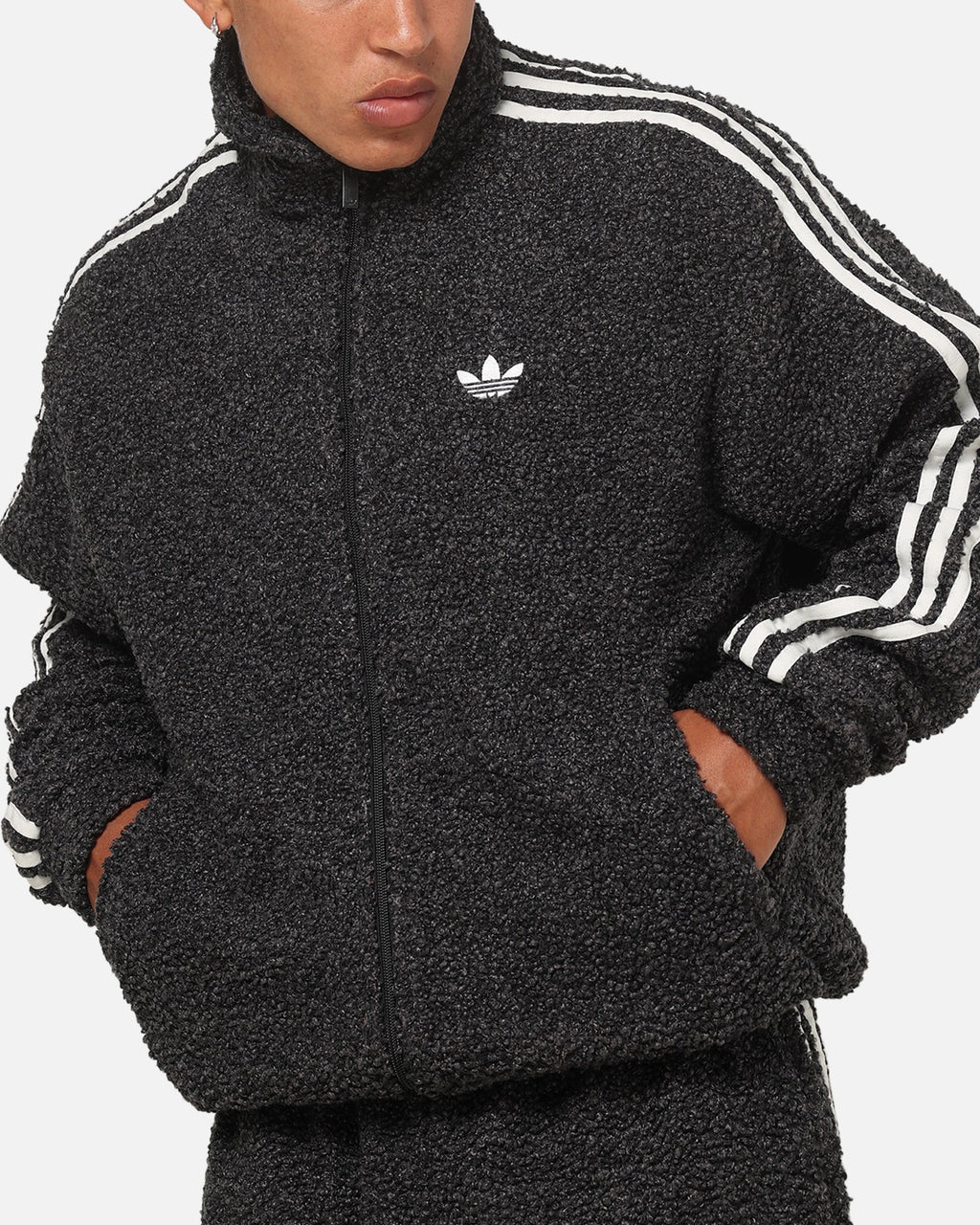 Adidas Boucle Firebird Track Top Black
