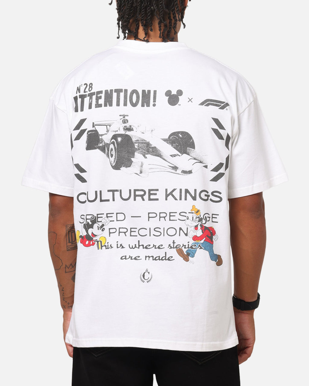 Culture Kings Disney x Formula 1Â® Mickey Mechanic Vintage T-Shirt White