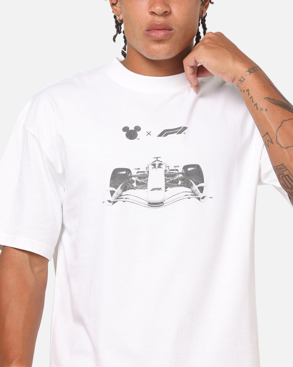 Culture Kings Disney x Formula 1Â® Mickey Mechanic Vintage T-Shirt White