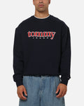 Tommy Jeans 90's Texture Graphic Crewneck Navy