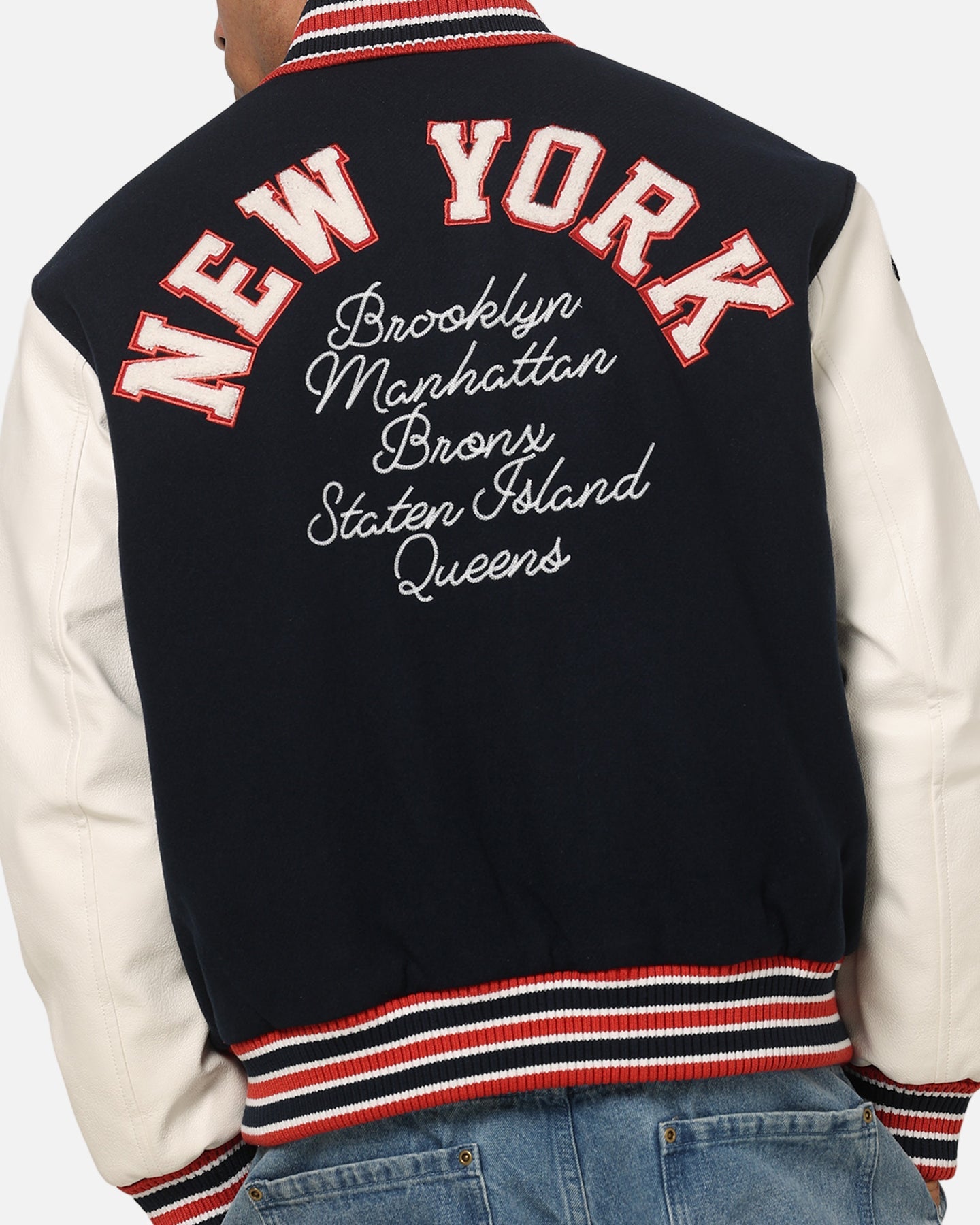 Tommy Jeans Varsity Badge Jacket Navy