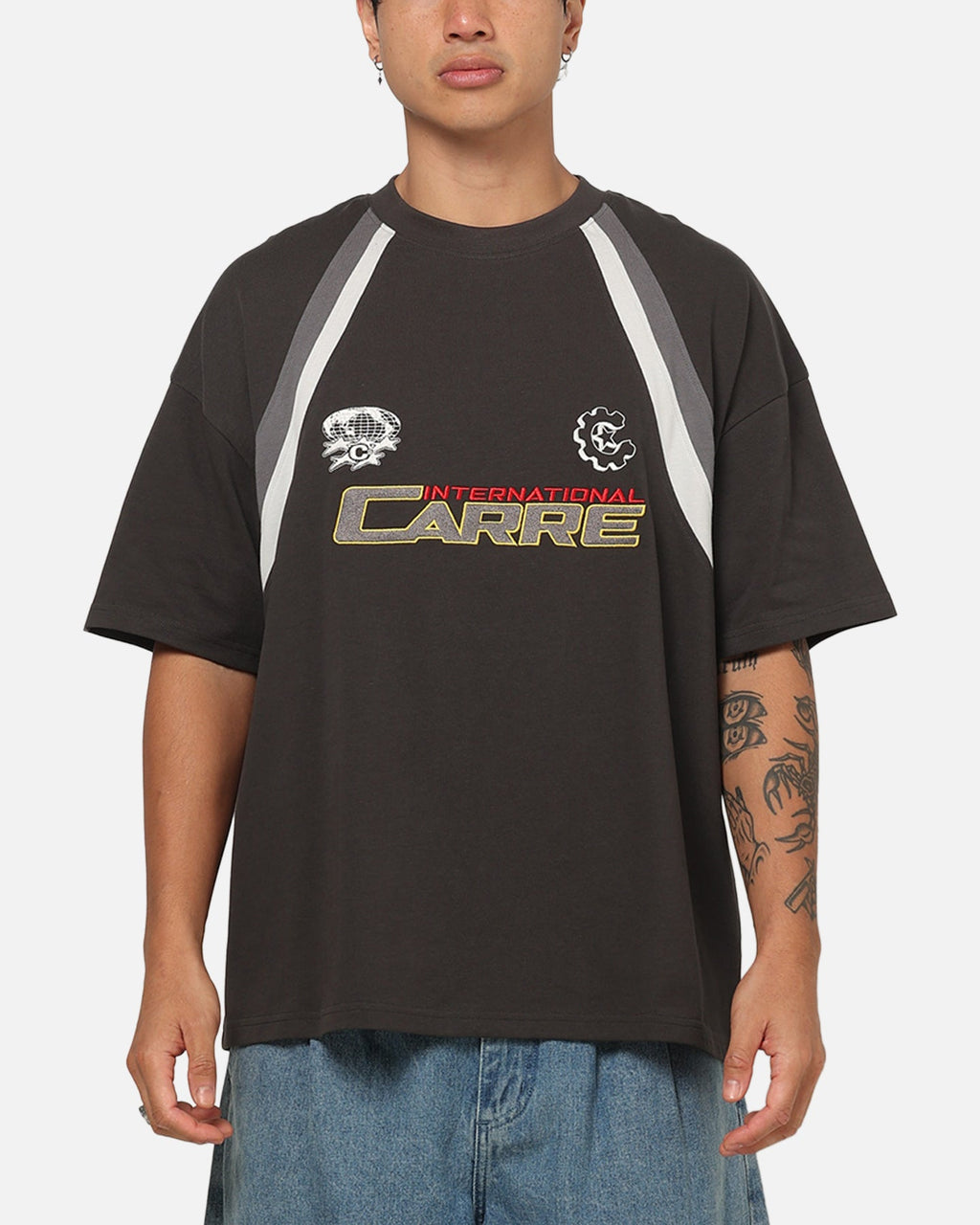 Carre Assembly T-Shirt Washed Black