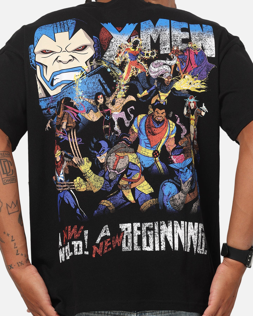 73Studio Marvel X-Men Previously On X-Men T-Shirt Black