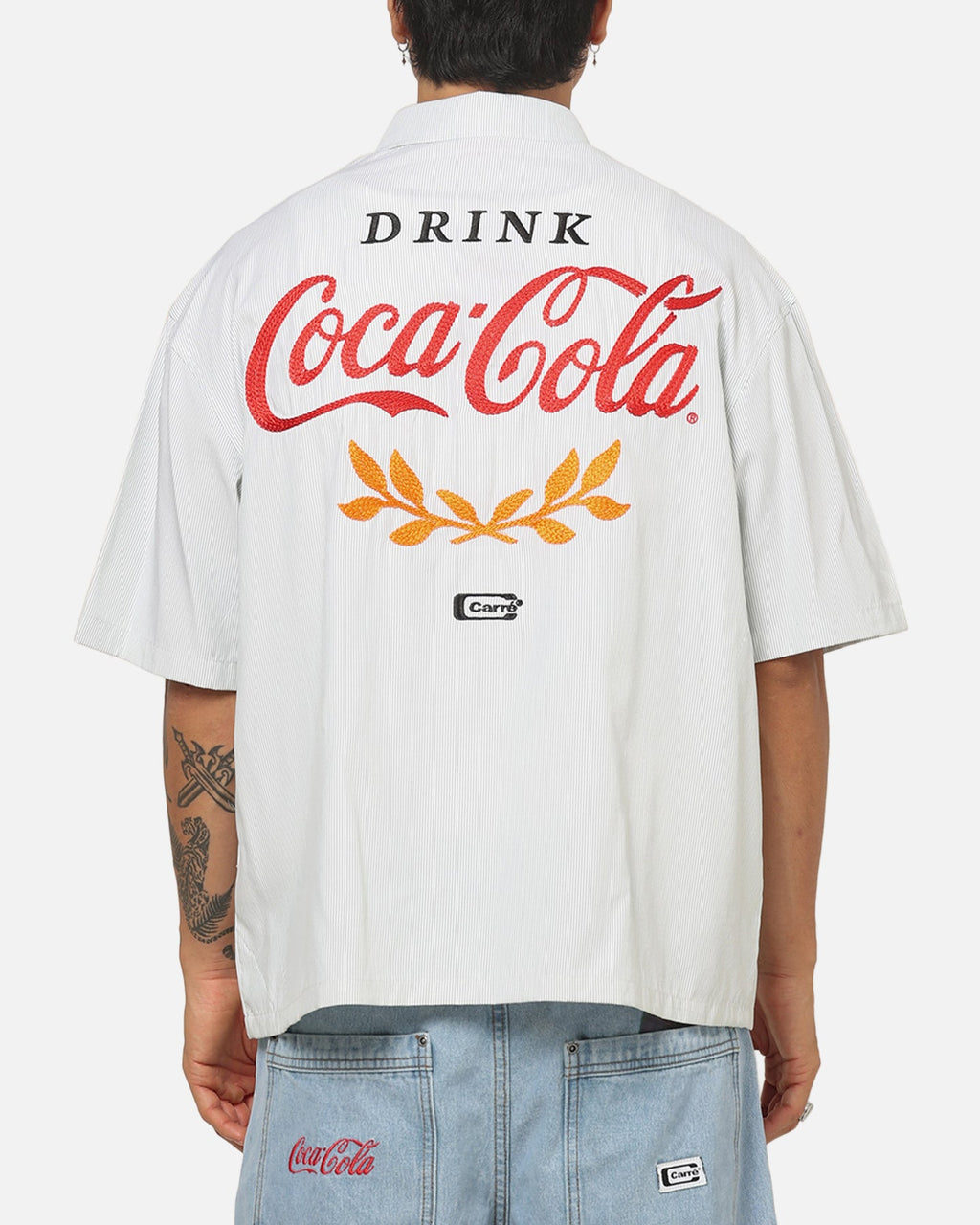 Carre CarrÃ© X Coca Cola Road Pilot Button Up Shirt Green