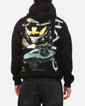 73Studio X Halo Logo Hoodie Black