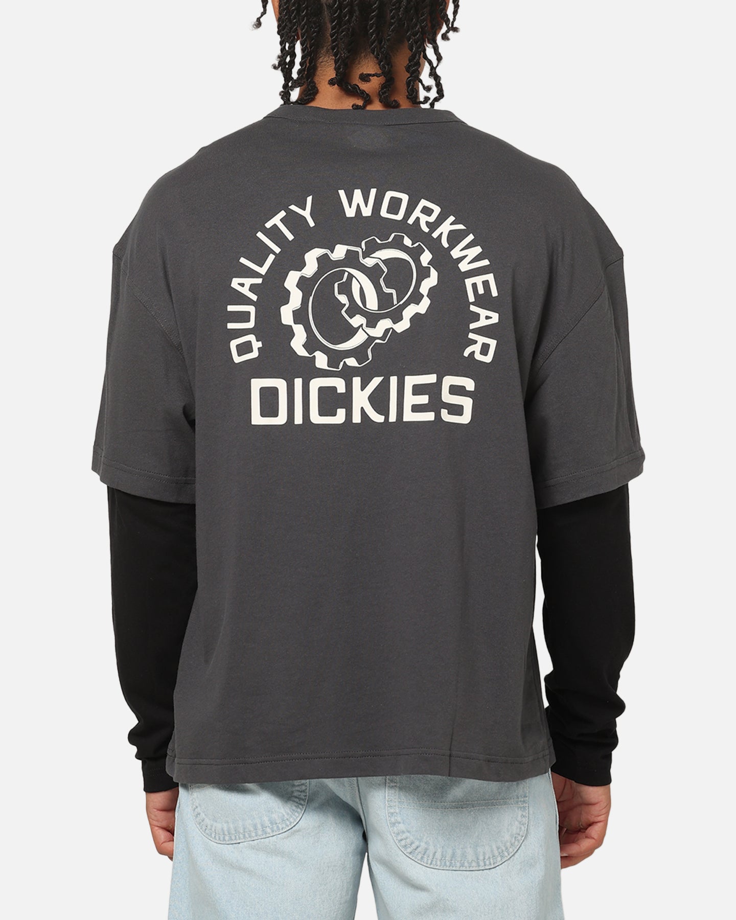 Dickies Payson 2Fer Long Sleeve T-Shirt Black