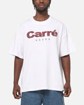 Carre Applique T-Shirt Solid White