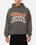 Ed Hardy Happy Motors Hoodie Washed Charcoal