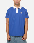 Bleacher Athletic Canterbury-Bankstown Bulldogs NRL Adult Golf Polo T-Shirt Blue