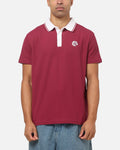 Bleacher Athletic Manly Warringah Sea Eagles NRL Adult Golf Polo T-Shirt Maroon