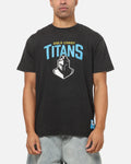 Bleacher Athletic Gold Coast Titans NRL Washed T-Shirt Black