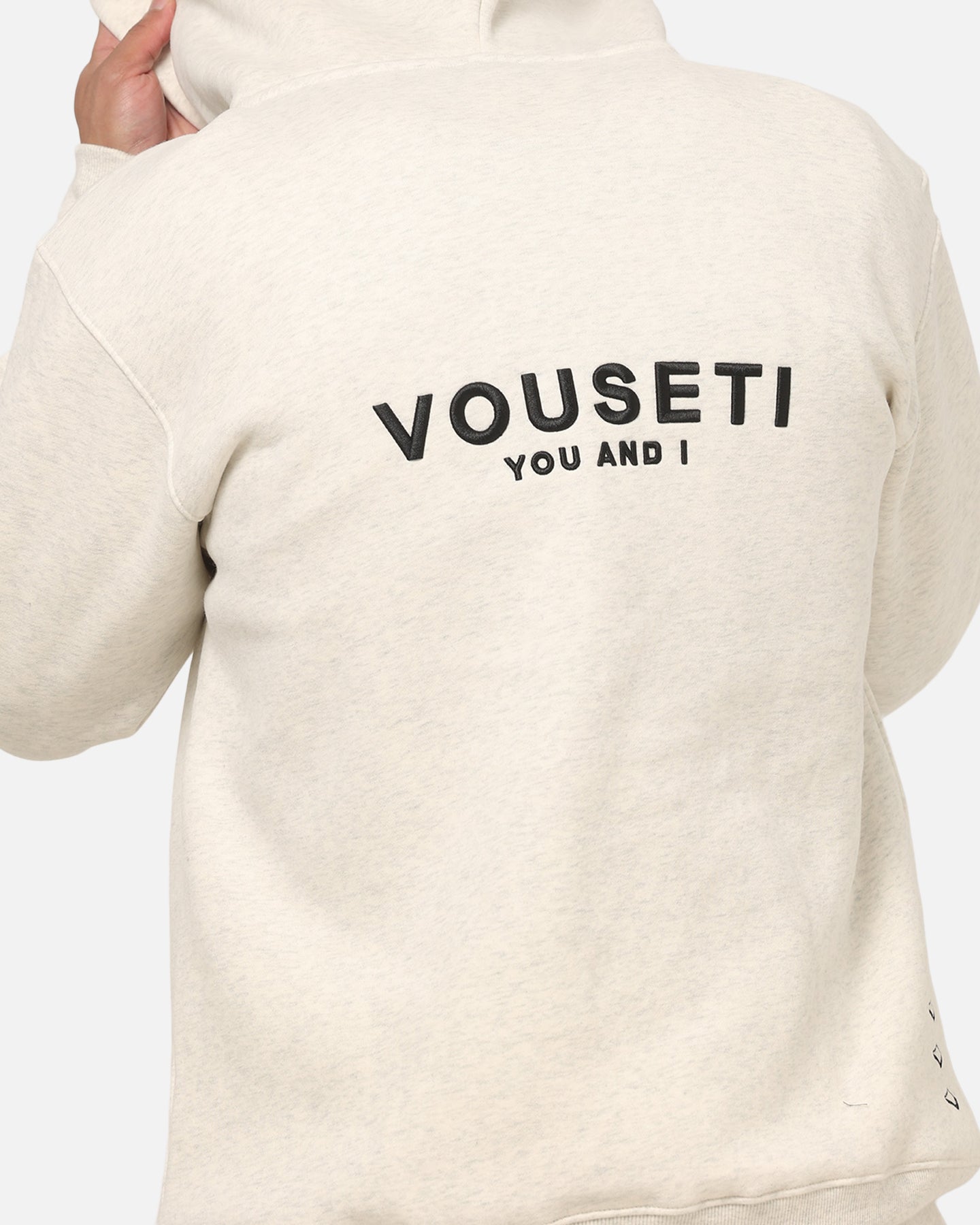 Vouseti The OG Hoodie White Marle