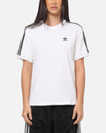 Adidas Women's 3 Stripe T-Shirt White/Black
