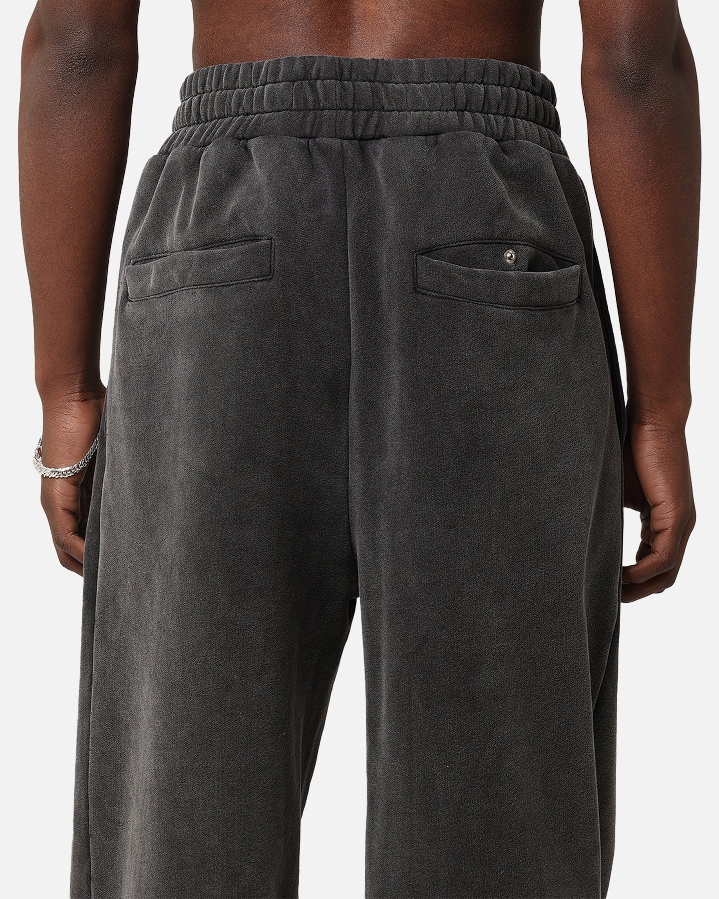 Loiter College Dropout Trackpants Washed Black