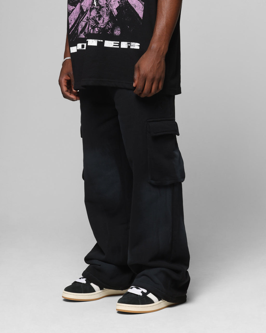 Loiter Premium Essentials Sweatpants Washed Black