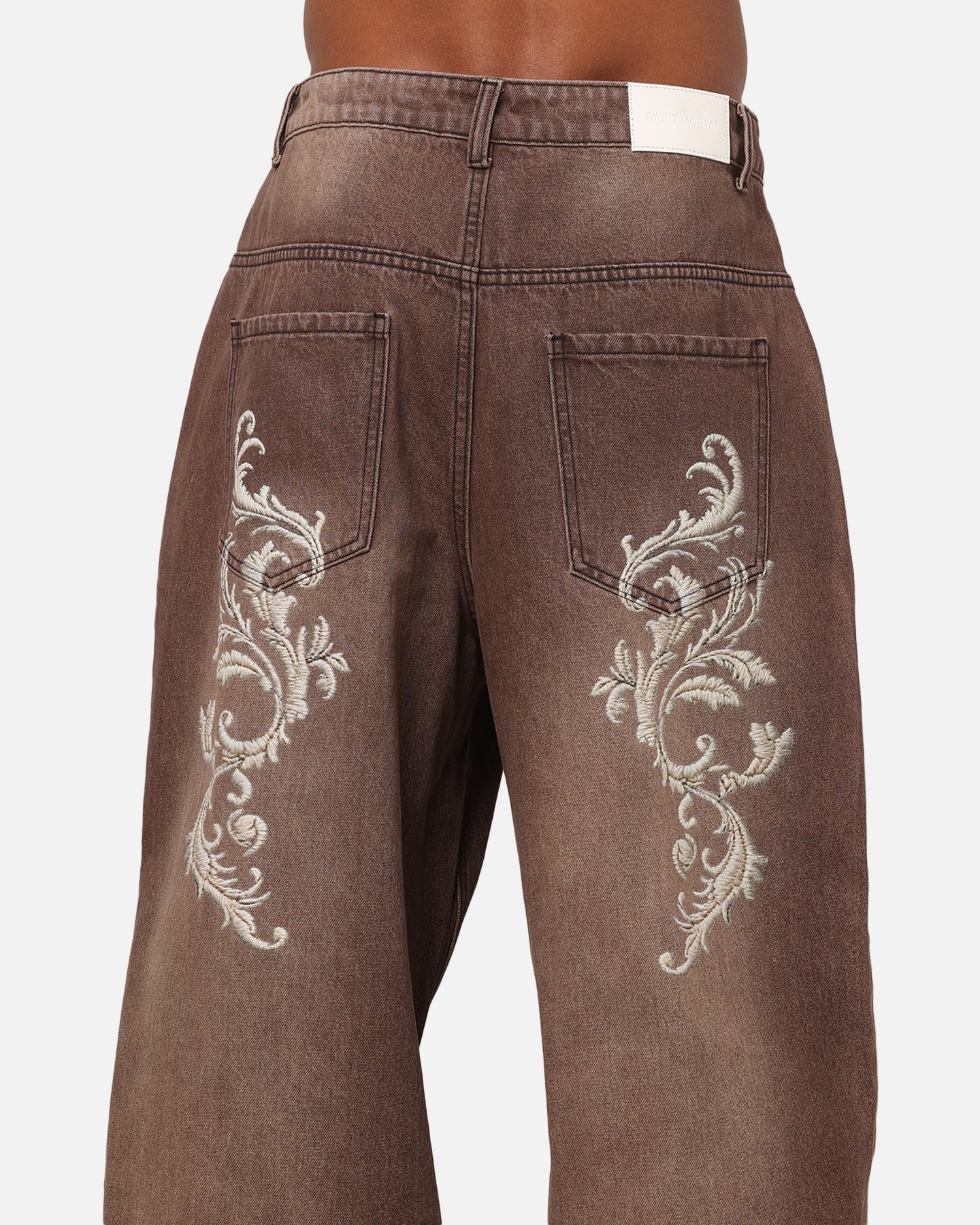 Saint Morta Umbra Baroque Jeans Dark Earth