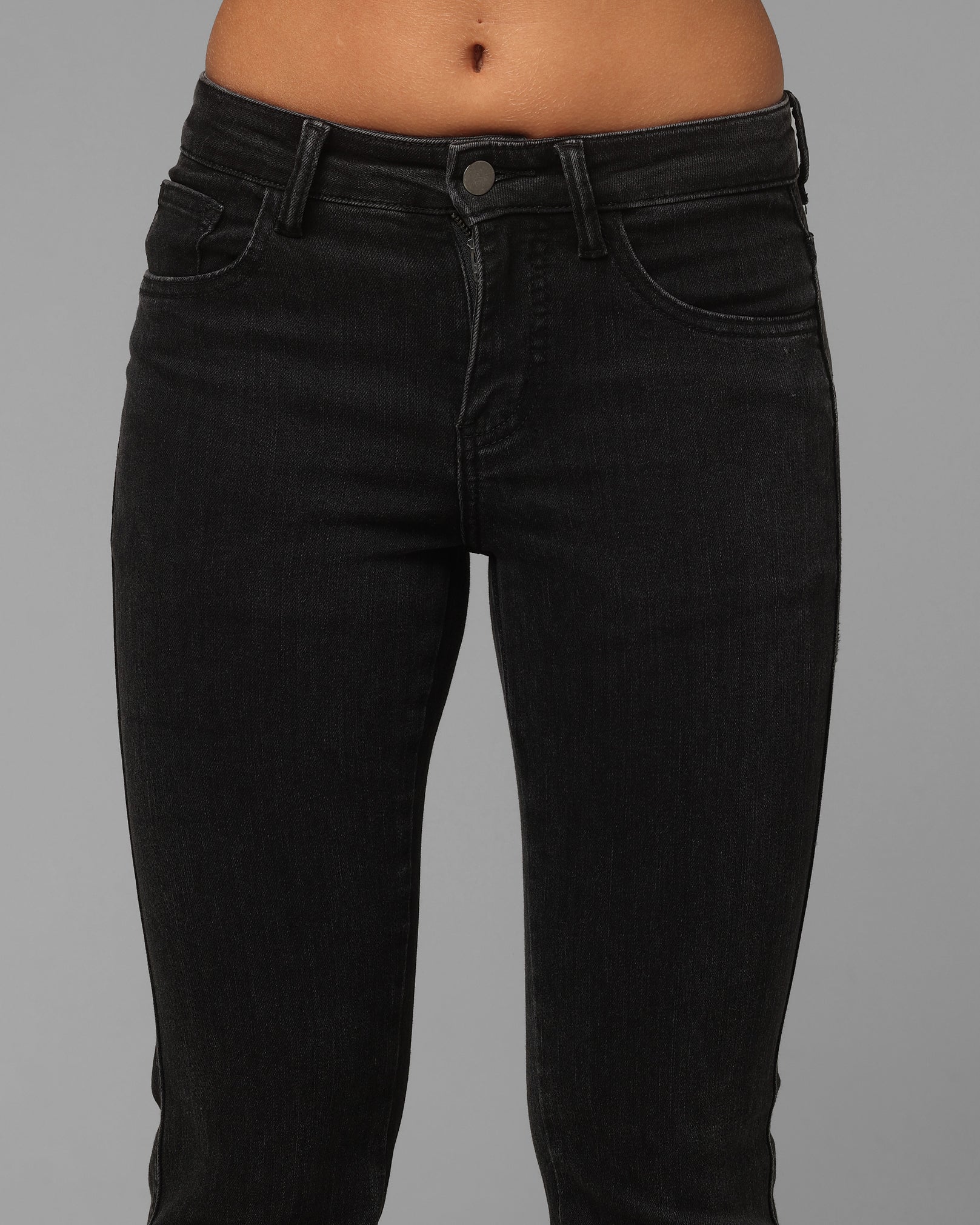Loiter Women's Wraith Bootcut Jeans Black