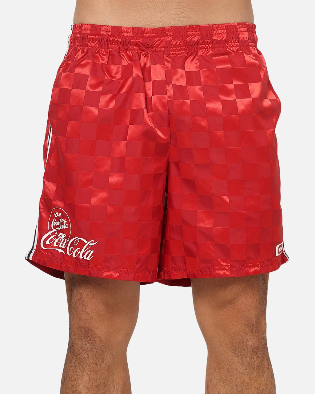 Carre CarrÃ© X Coca Cola Legacy Checker Shorts Red