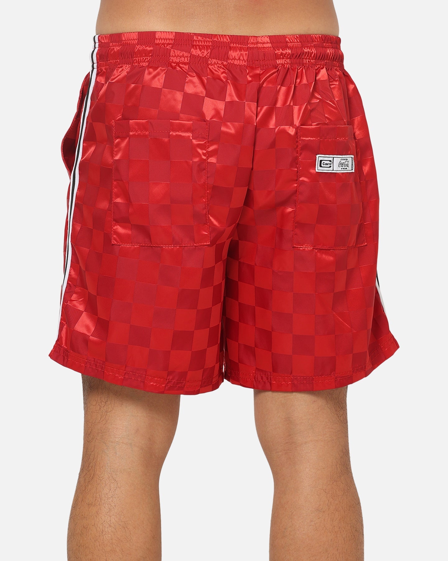 Carre CarrÃ© X Coca Cola Legacy Checker Shorts Red