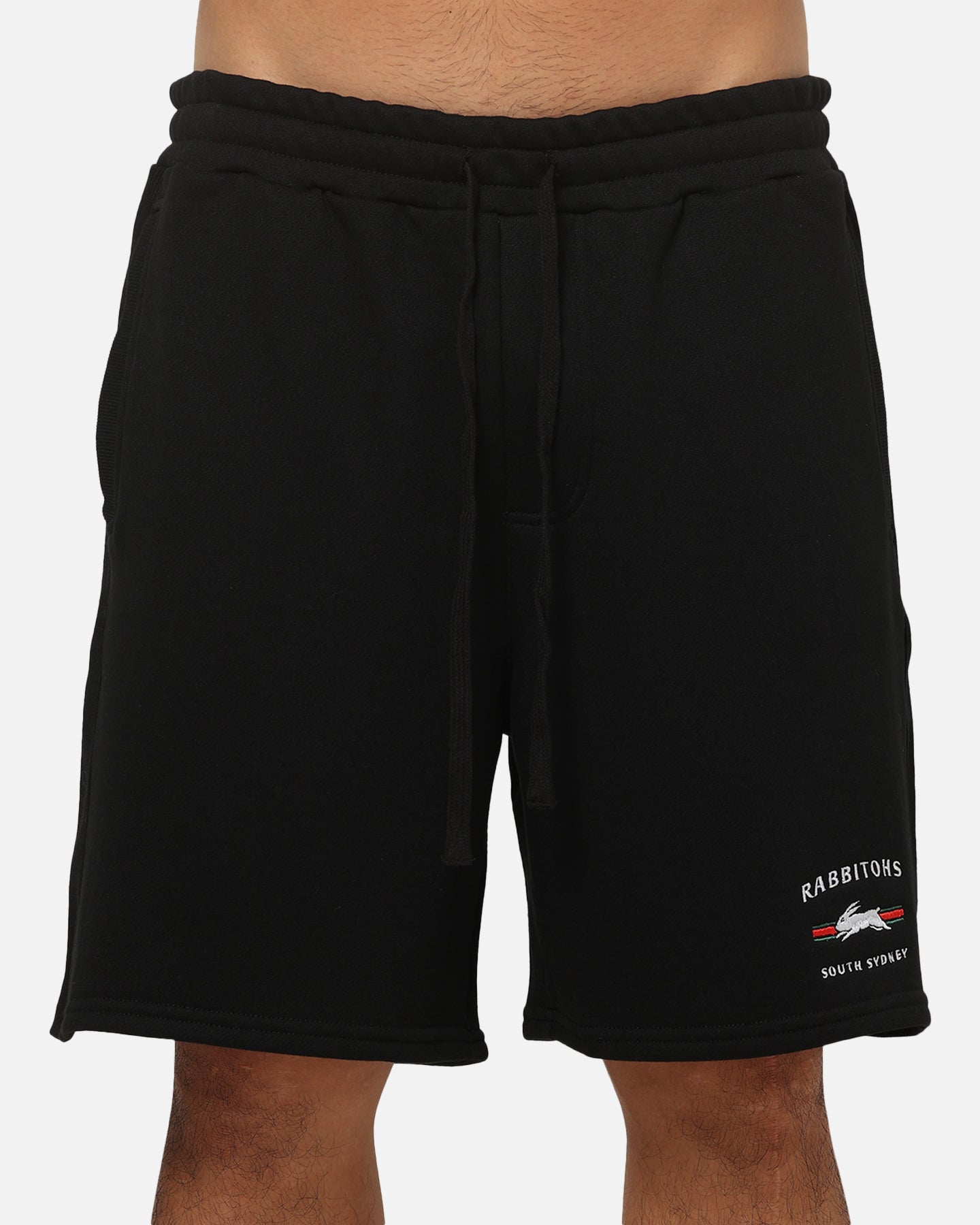 Bleacher Athletic South Sydney Rabbitohs NRL 1908 Track Shorts Black