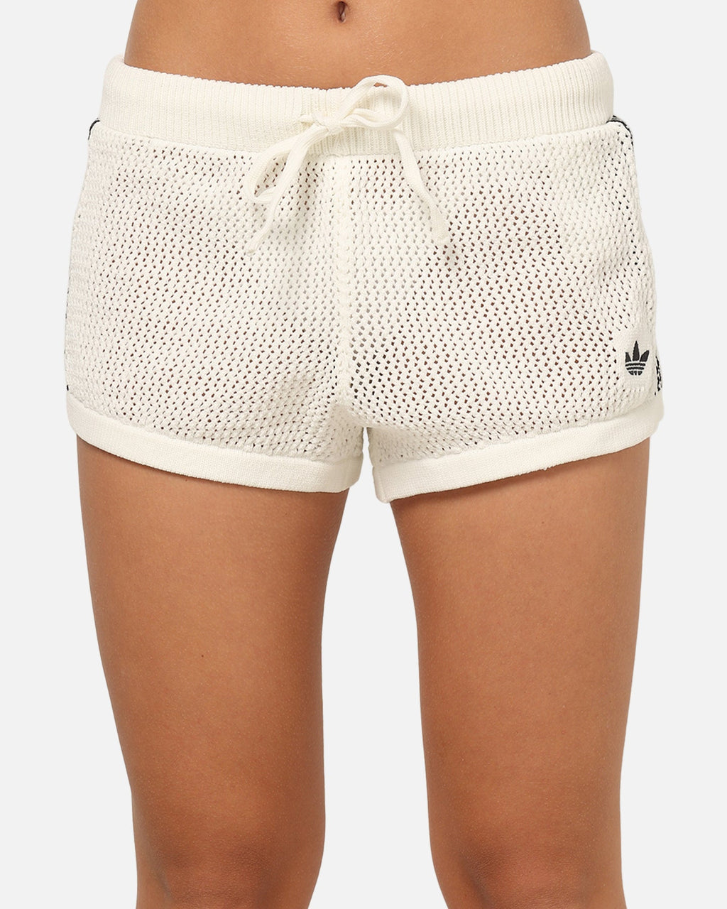 Adidas Women's Crochet Shorts White/Black