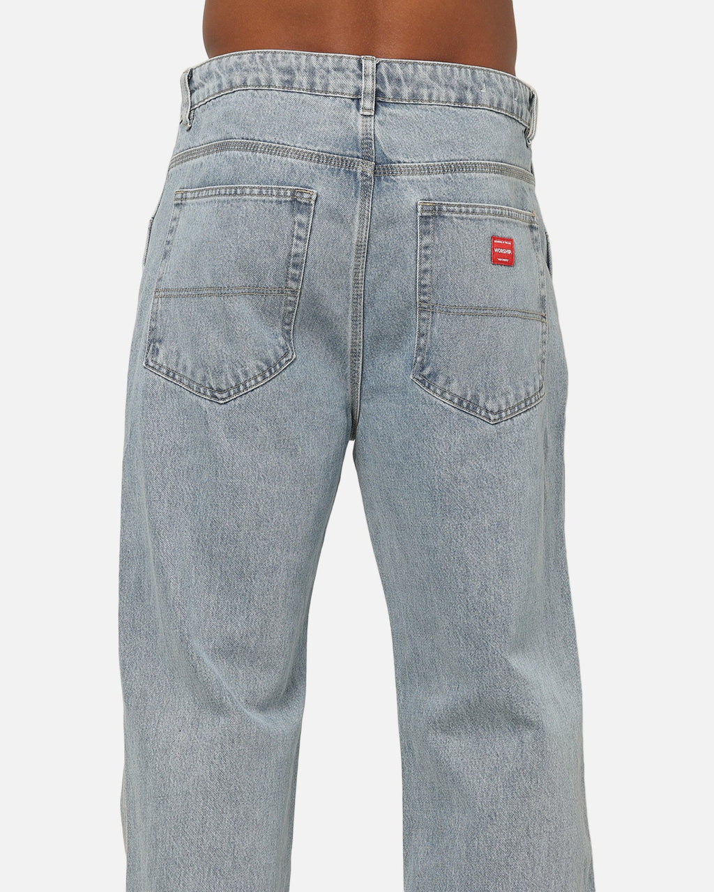 Worship Lounger Jeans Worship Worn Blue