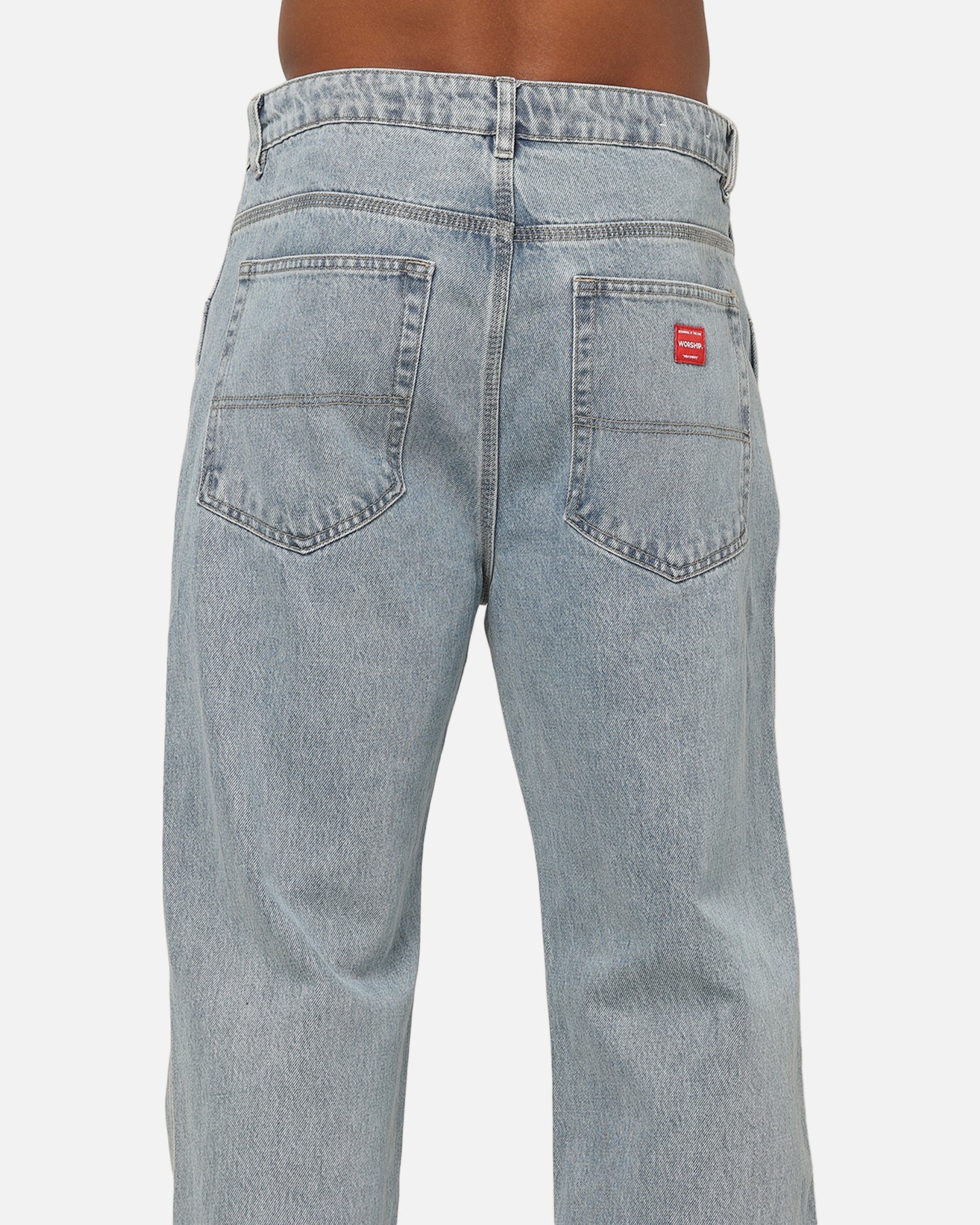 Worship Lounger Jeans Worship Worn Blue