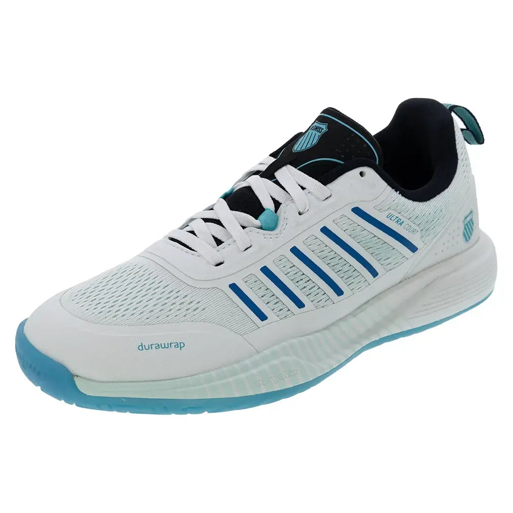 Men's Ultra Court Pickleball Shoes Bit of Blue and Brilliant Blue-Footwear-K-Swiss-04405-963U25copy-Tennis Express