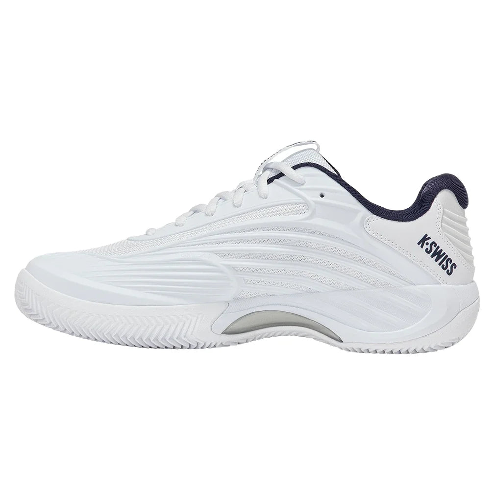 Men's Hypercourt Express 3 Clay Tennis Shoes White and Peacoat
