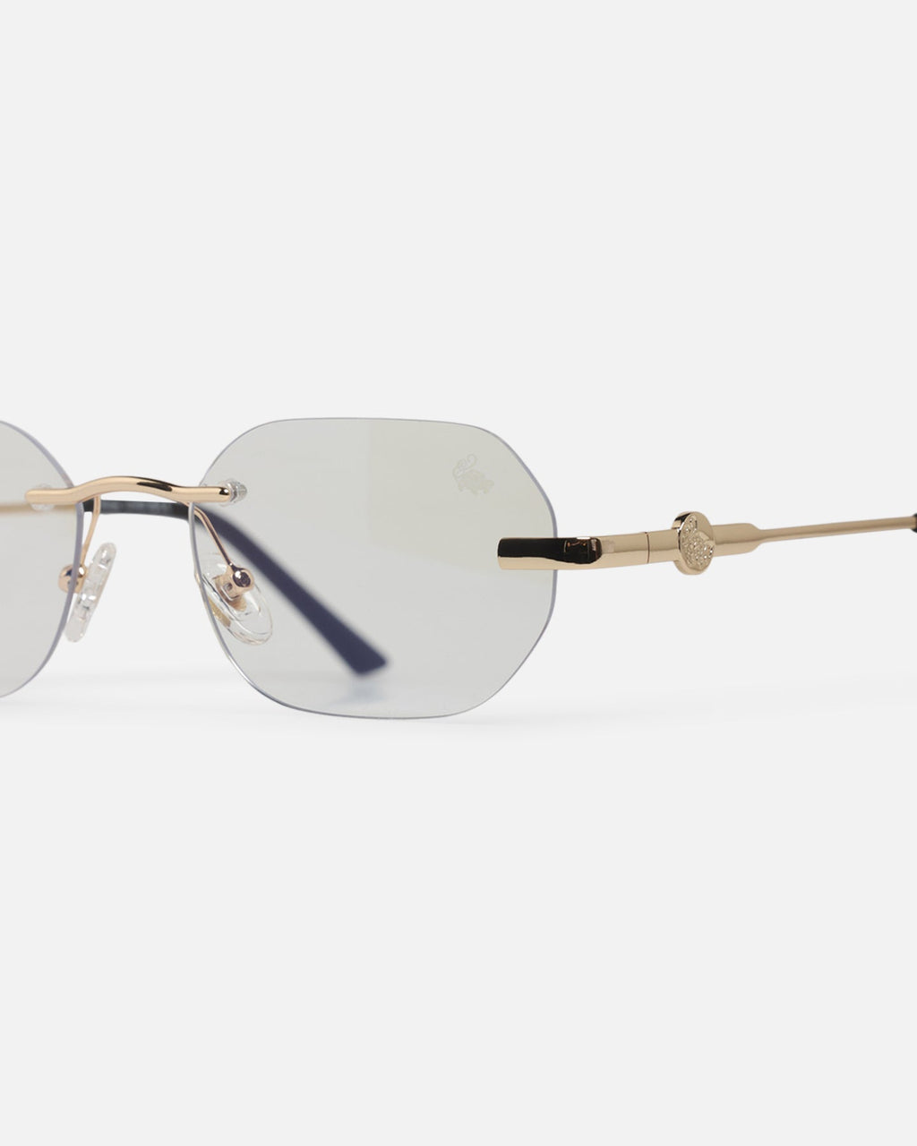 Belvoir & Co Willow Anti Blue Light Glasses Gold