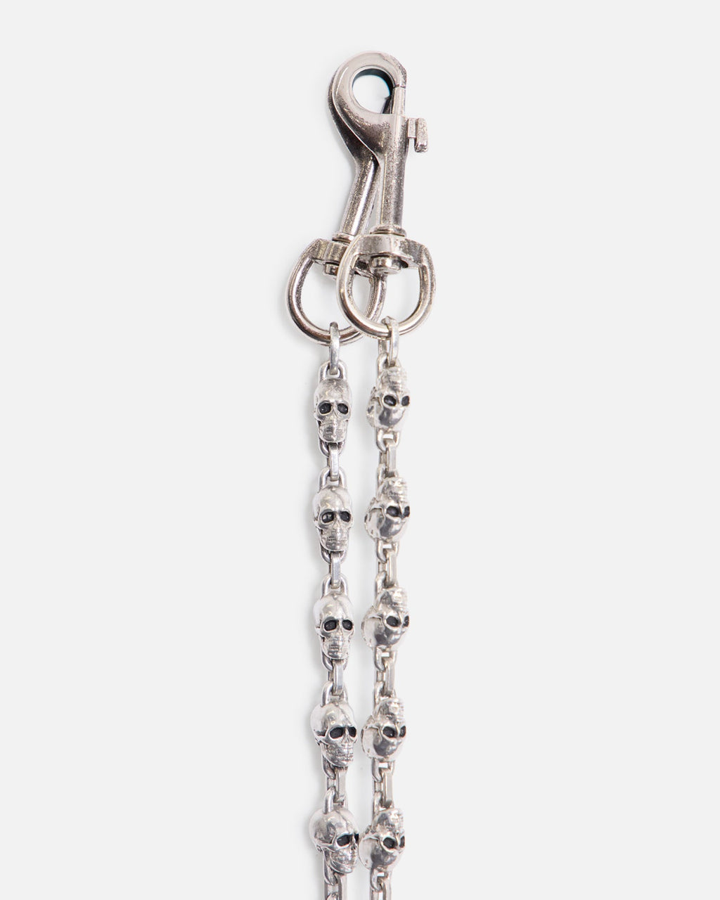 MNML Skull Wallet Chain Silver