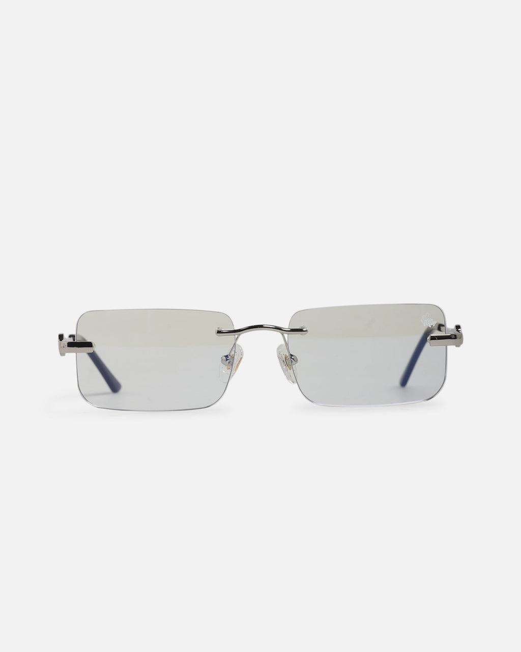 Belvoir & Co Hamptom Anti Blue Light Glasses Silver