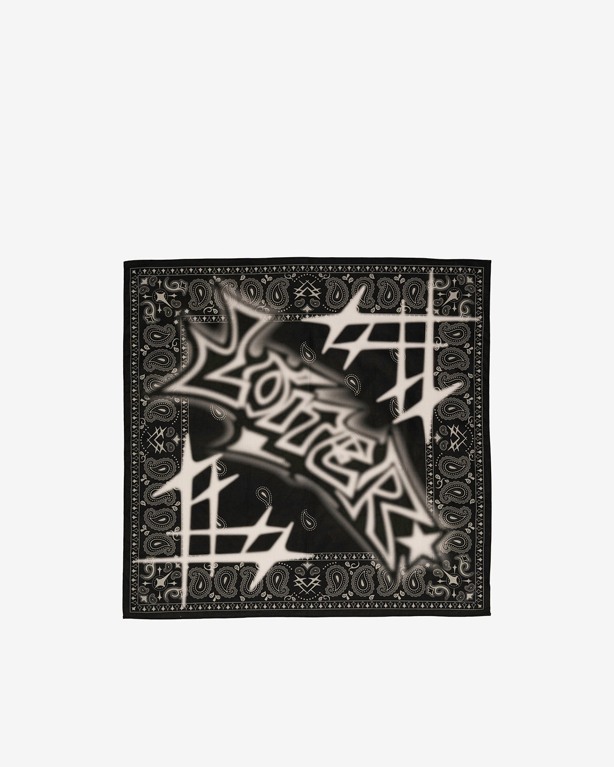 Loiter Spray Bandana Black