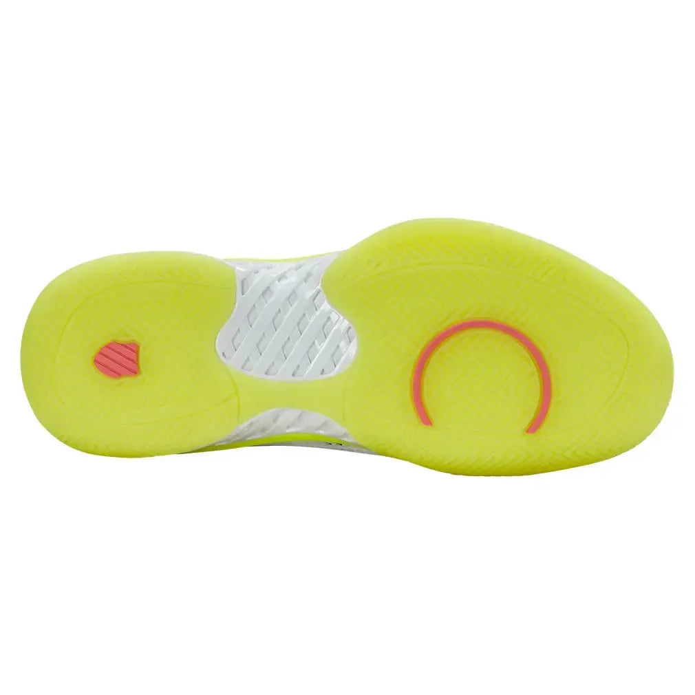 Men's Express Light Pickleball Shoes White and Neon Lime