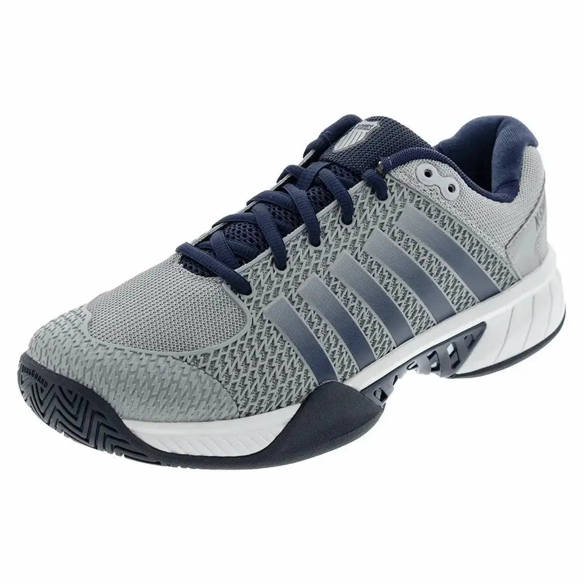 Men's Express Light Wide Pickleball Shoes Highrise and White-Footwear-K-Swiss-07291-082Bcopy-Tennis Express