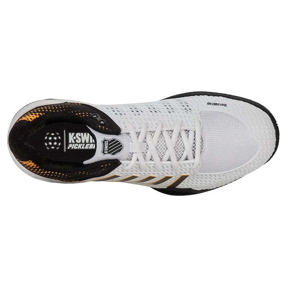 Men's Express Light Wide Pickleball Shoes White and Daffodil