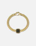 Guess Mainline Back To Black Octagon Bracelet Gold