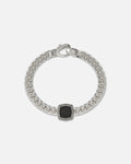 Guess Mainline Back To Black Octagon Bracelet Silver