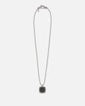Guess Mainline Back To Black Octagon Necklace Black