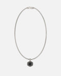 Guess Mainline Lion King Crystal Exagon Necklace Silver